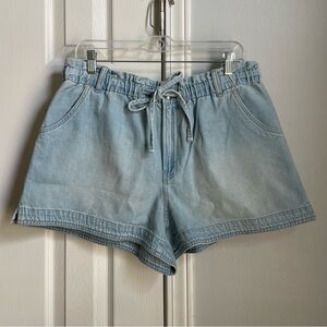 Madewell Tie Waist Denim Shorts